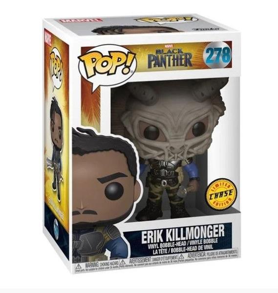 Imagem de Funko Pop Marvel 278 Black Panther "Erik Killmonger" Ed. Chase