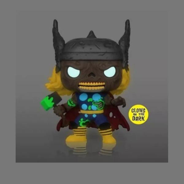 Imagem de Funko Pop Marvel 787 Ed Especial Glows in the Dark  "Thor Zumbi"