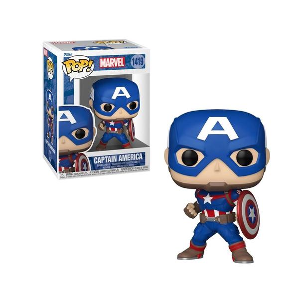 Imagem de Funko Pop Marvel Capitão America Original Novo