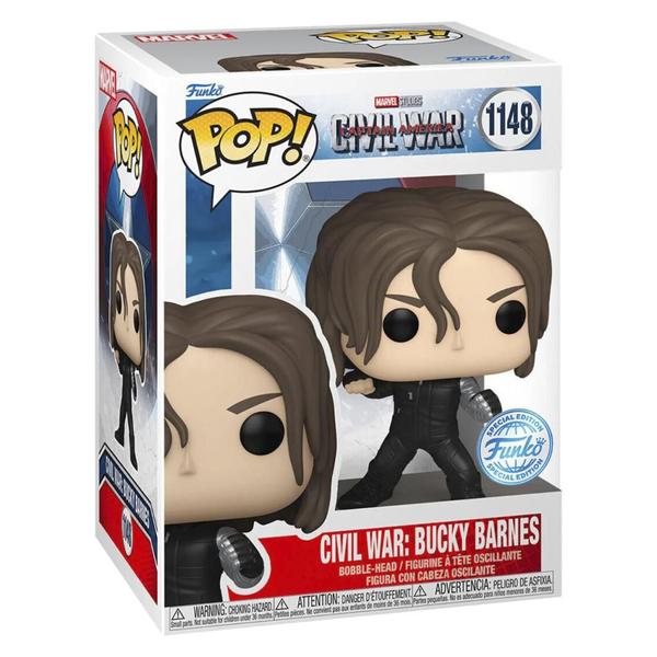 Imagem de Funko Pop Marvel Civil War Bucky Barnes 1148