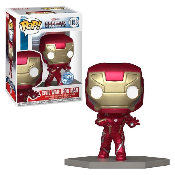 Imagem de Funko Pop Marvel Civil War Iron Man 1153