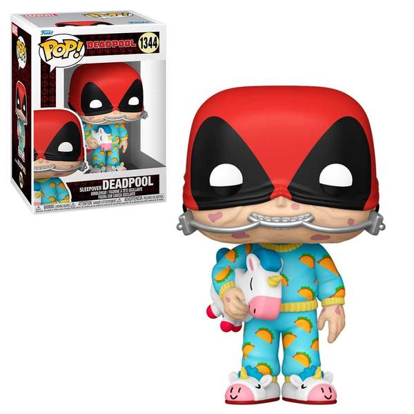 Imagem de Funko Pop Marvel Deadpool De Pijama 1344 Boneco Colecionável