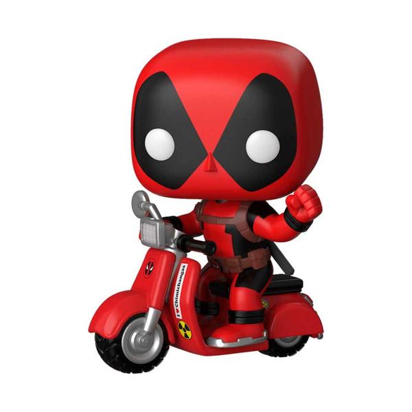 Imagem de Funko Pop Marvel Deadpool Na Scooter 48 Boneco Colecionável