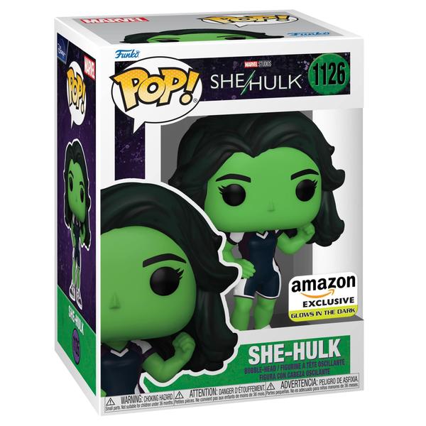 Imagem de Funko Pop! Marvel She-Hulk Glow in the Dark, exclusivo da Amazon