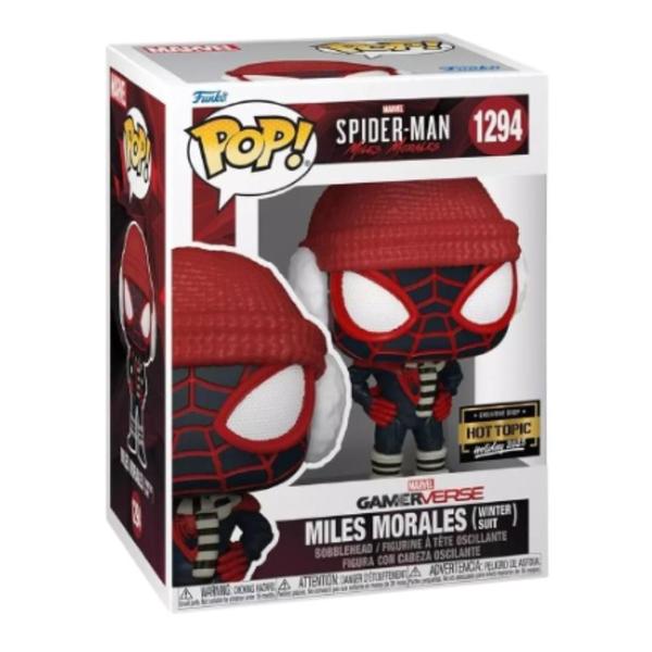 Imagem de Funko Pop Marvel Spider-Man 1294 Miles Morales Winter Suit