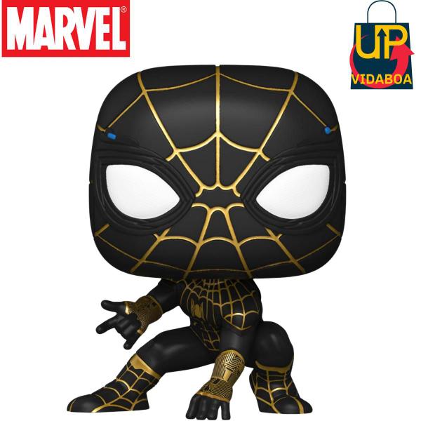 Imagem de Funko POP! Marvel Spider Man No Way Home Spider-Man Black & Gold Suit 911 - Original