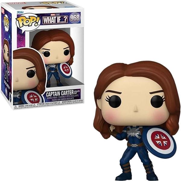 Imagem de Funko Pop Marvel What If Capitã Carter Stealth Suit 968