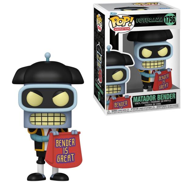 Imagem de Funko Pop Matador Bender 1756 Pop! Animation Futurama