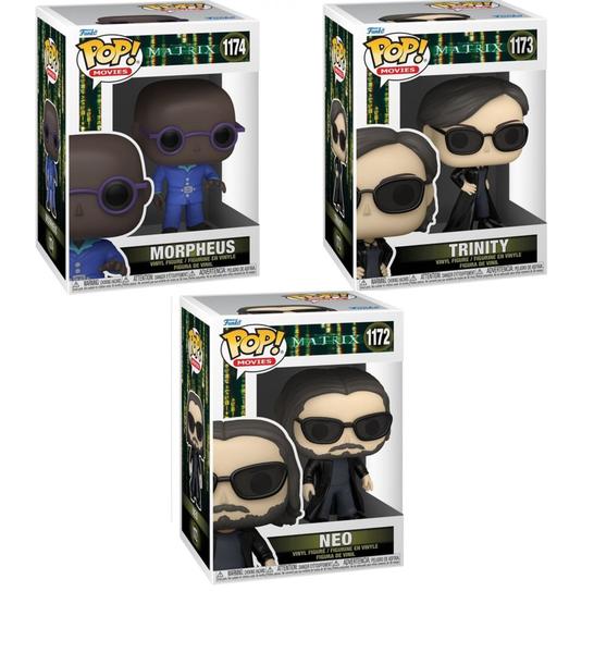 Imagem de Funko POP Matrix - Neo, Trinity e Morpheu