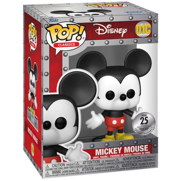 Imagem de Funko Pop Mickey Mouse 01C Classics Disney 25th Anniversary