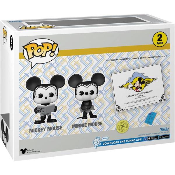 Imagem de Funko Pop Mickey Mouse e Minnie Mouse Disney Pack 2