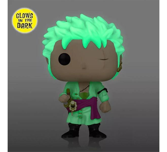 Imagem de Funko Pop! One Piece Roronoa Zoro 327 Exclusivo Glow