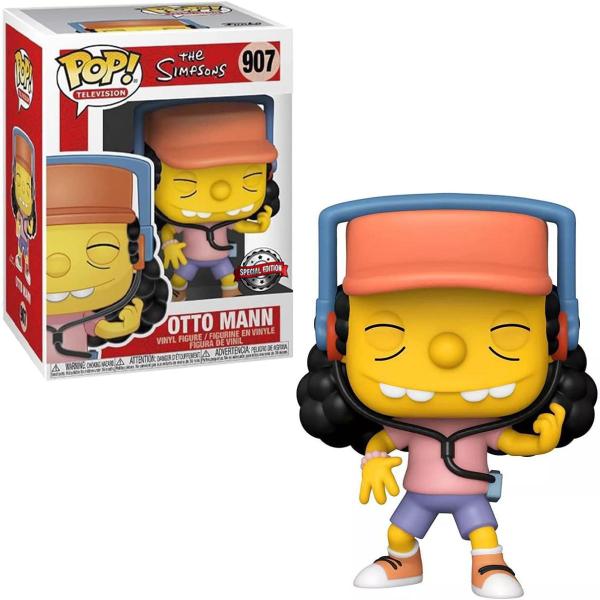 Imagem de Funko Pop Otto Mann 907 Pop! The Simpsons Special Edition