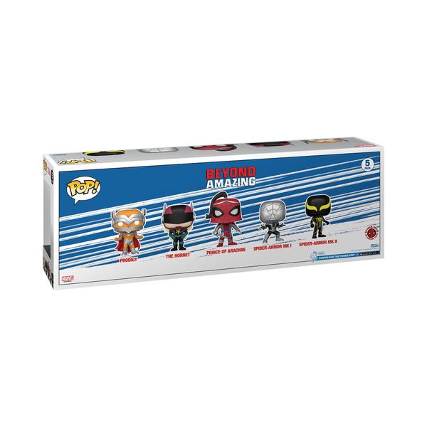 Imagem de Funko Pop! Pacote de 5 Marvel: Homem-Aranha: Beyond Amazing,