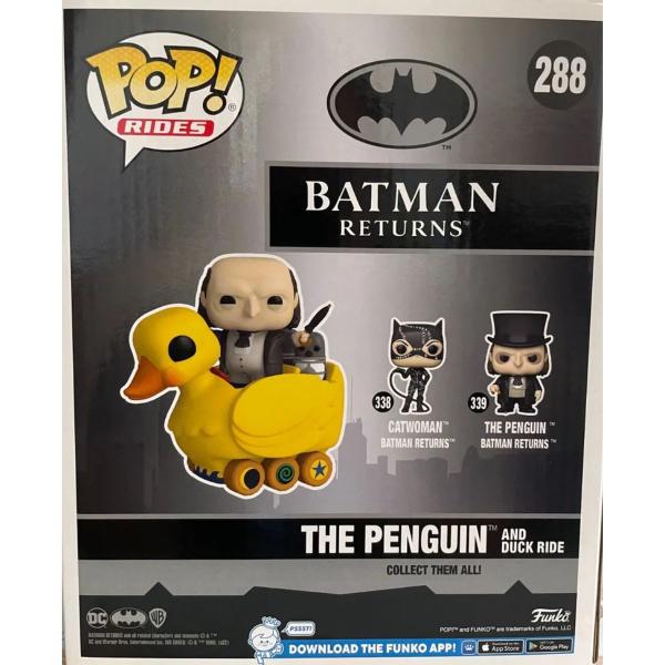 Imagem de Funko Pop Penguin e Duck Rides 288 Batman Returns Sdcc 2022