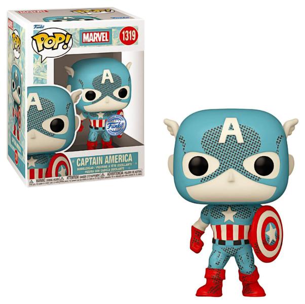 Imagem de Funko Pop! Retro Exclusive - Captain America - 1319