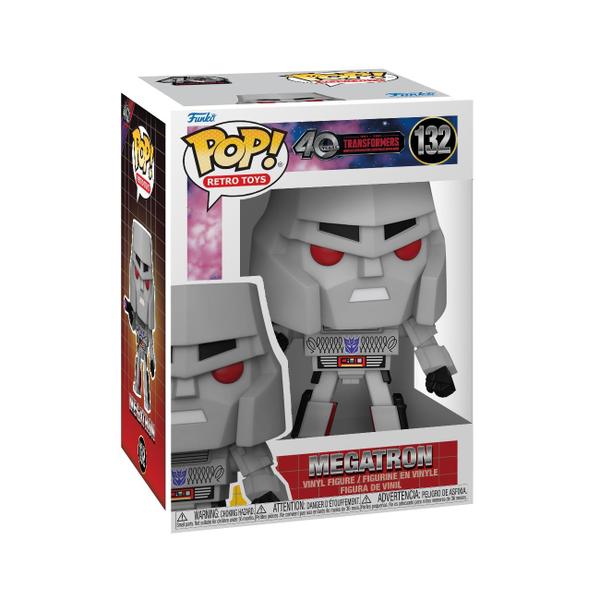 Imagem de Funko Pop! Retro Toys: Transformers 40º Aniversário - Megatron