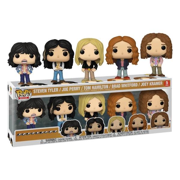 Imagem de Funko Pop Rocks Aerosmith Steven Tyler e Banda 5 Pack