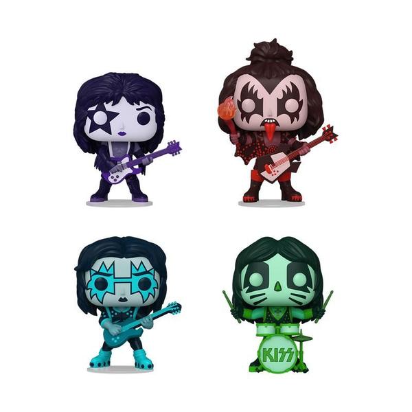 Imagem de Funko Pop! Rocks Kiss 4 Pack Exclusivo