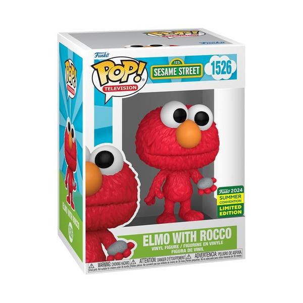 Imagem de Funko Pop! Sesame Street Elmo With Rocco 1526 Exclusivo