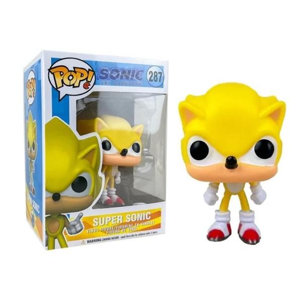 Imagem de Funko Pop! Sonic the Hedgehog - Colecionável com Cores Vibrantes e Design Detalhado