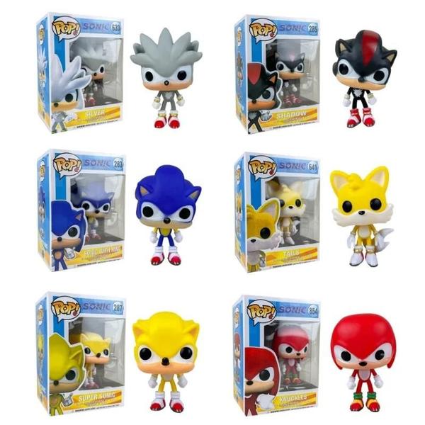 Imagem de Funko Pop! Sonic the Hedgehog - Colecionável com Cores Vibrantes e Design Detalhado