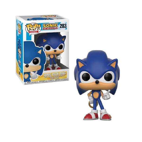 Imagem de Funko Pop Sonic The Hedgehog - Sonic com Anel 283