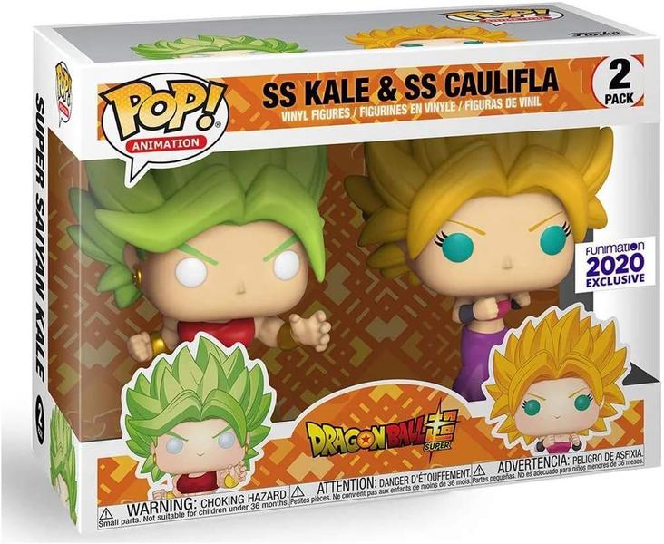 Imagem de Funko Pop SS Kale & SS Caulifla 2-Pack Exc Dragon Ball Super