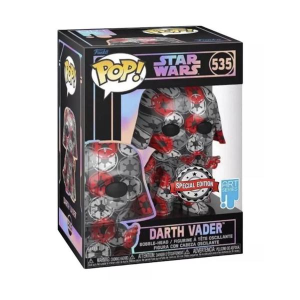 Imagem de Funko Pop Star Wars Art Series 535 Darth Vader c/ Case