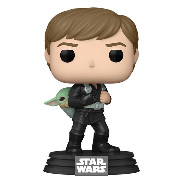 Imagem de Funko pop star wars boba fett luke skywalker w/grogu 583