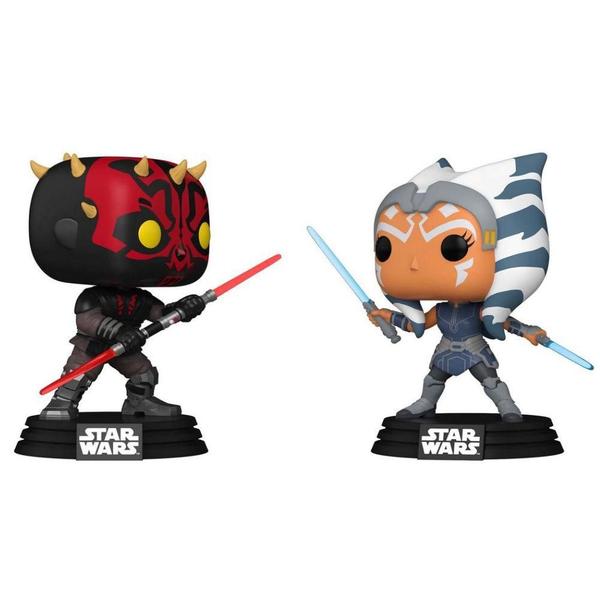 Imagem de Funko Pop Star Wars Darth Maul vs Ahsoka 2-Pack