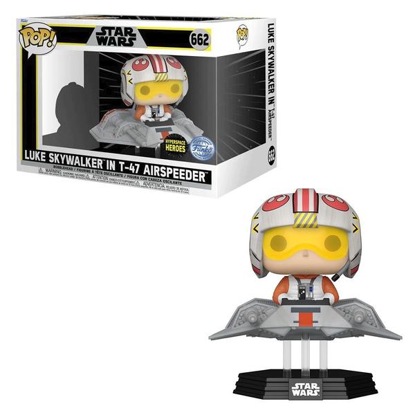 Imagem de Funko Pop Star Wars Luke Skywalker in T-47 Airspeeder 662