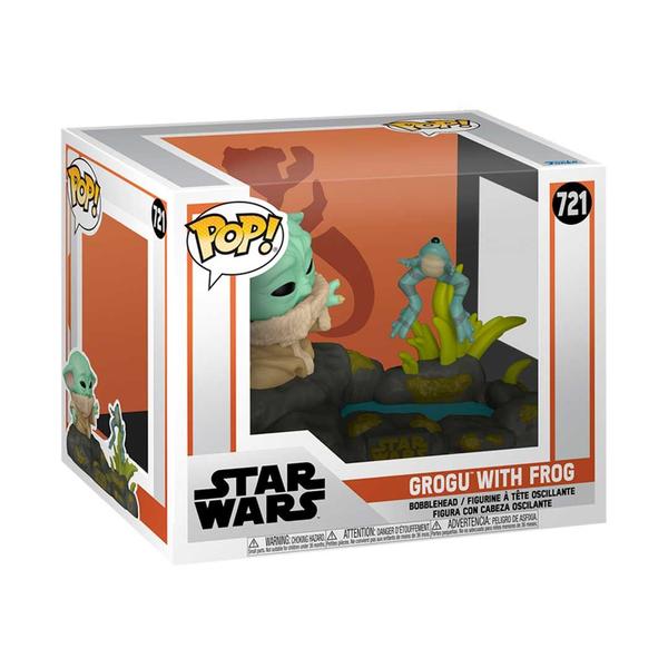 Imagem de Funko Pop Star Wars Mandalorian Baby Yoda Com Sapo 720