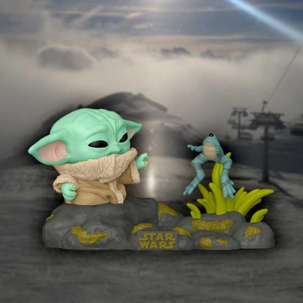 Imagem de Funko Pop Star Wars Mandalorian Baby Yoda Com Sapo 720