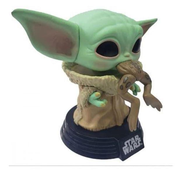 Imagem de Funko! POP - Star Wars: Mandalorian - Bebê Yoda com sapo - 379