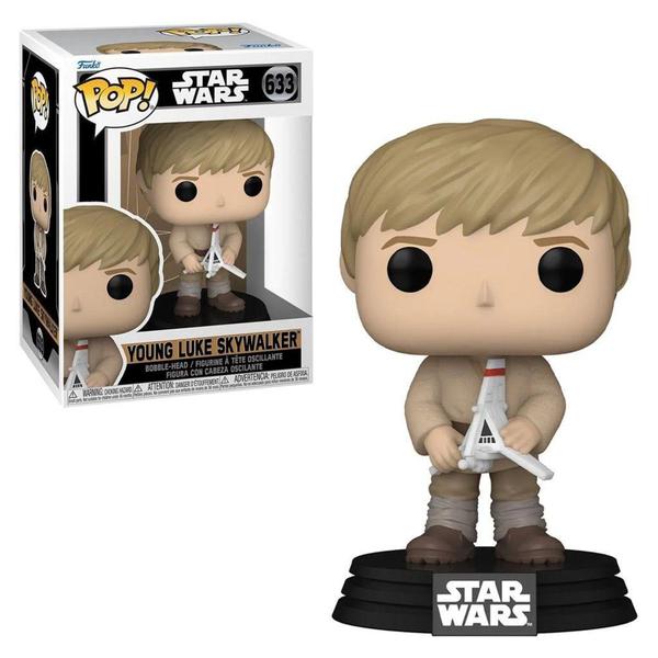 Imagem de Funko Pop Star Wars Obi-Wan Kenobi Luke Skywalker Young 633