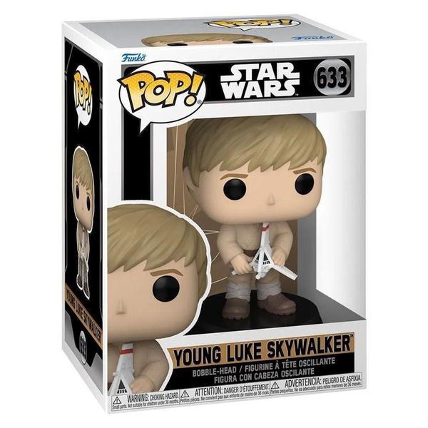 Imagem de Funko Pop Star Wars Obi-Wan Kenobi Luke Skywalker Young 633