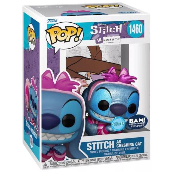 Imagem de Funko Pop Stitch Cheshire Cat Glitter 1460 Disney Stitch Ex