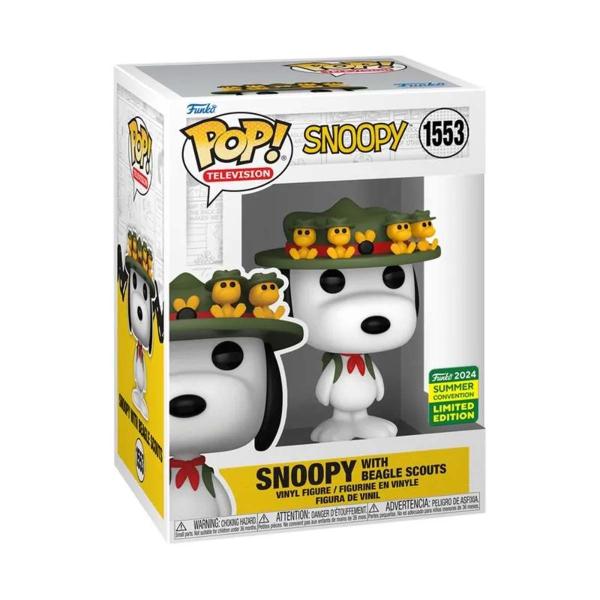 Imagem de Funko Pop! Television Snoopy With Beagle Scouts 1553 Exclusivo SDCC 2024