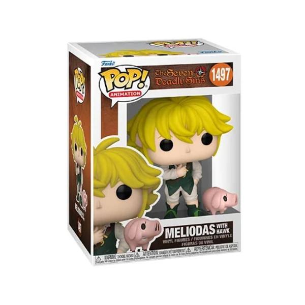 Imagem de Funko Pop The Seven Deadly Sins 1497 Meliodas With Hawk