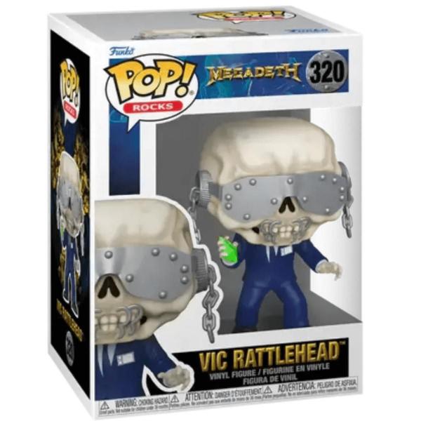 Imagem de Funko Pop Vic Rattlehead 320 Pop! Rocks Megadeth