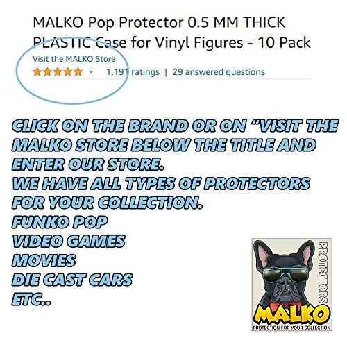 Imagem de Funko Protetor MALKO 6" Pop!  Plástico Reciclável 0,5 MM  6 Unidades