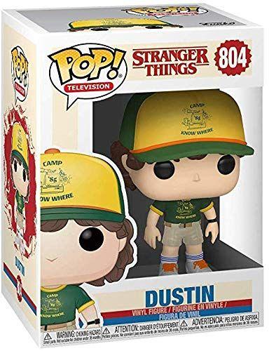 Imagem de Funko Stranger Things - Dustin no Camp Pop! Figura de vinil (inclui caixa protetora de caixa pop compatível)