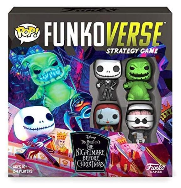 Imagem de Funkoverse: Disney The Nightmare Before Christmas 100 4-Pack Board Game - Amazon First to Market Exclusive, Multicolor