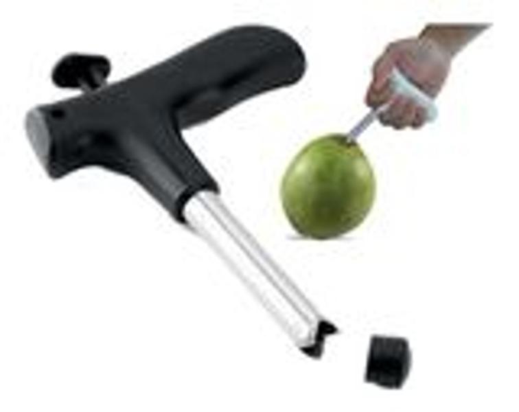 Fura Coco Furador Perfurador Manual Abridor Rápido Inox - los temperados Imagem de Fura Coco Furador Perfurador Manual Abridor Rápido Inox
