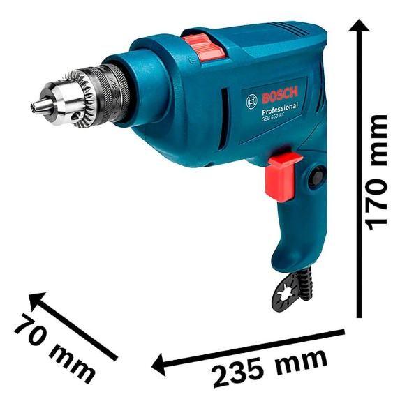 Imagem de Furadeira 3/8" - 450w - Com Impacto - Gsb 450 Re Bosch 