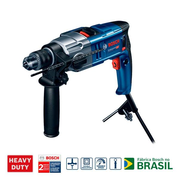 Imagem de Furadeira de impacto 1/2" 800 watts velocidade variável e reversível - GSB20-2 RE - Bosch