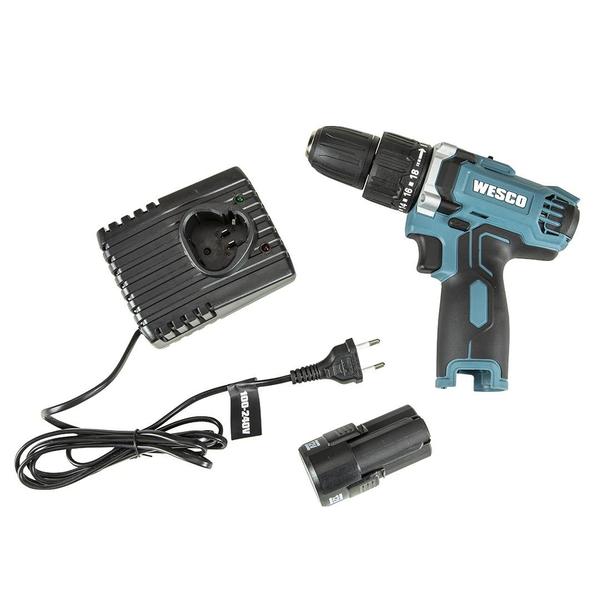 Imagem de Furadeira Paraf Impacto 12v Ws2547 Wesco biv + Kit X-line