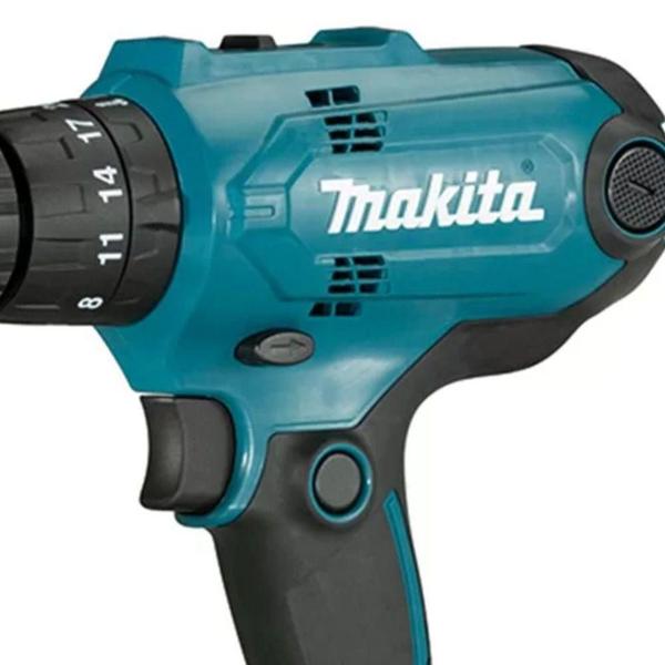 Imagem de Furadeira Parafusad Impcto Makita 3/8 320W Hp0300 + Brocas