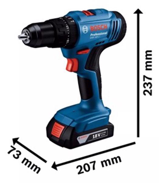 Imagem de Furadeira Parafusadeira Impacto Gsb 183-li 1 Bateria Bosch